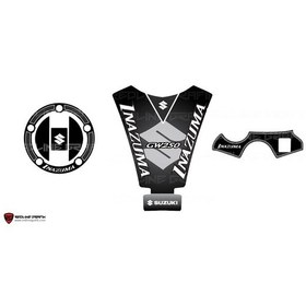 Resim Inazuma Siyah Sticker Set 