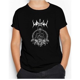 Resim Zepplin Giyim Watain Wolves Siyah Çocuk Tişört Siyah 