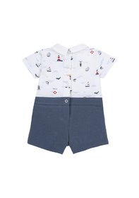 Resim Chicco Tulum - Yarım Kol 09051363000000 000028 Dark Lıght Blue Mavi 