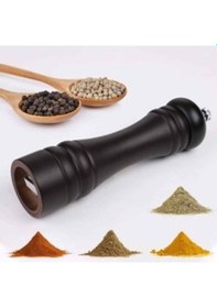 Resim EPİNOX KALİTELİ AHŞAP TUZ/BİBER DEĞİRMENİ SERAMİK 26 CM (DCB-26) 