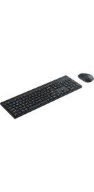 Resim Binbir Göz Bilgisayar Rapoo 8110M Kablosuz Siyah Q Klavye+Mouse 