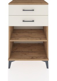 Resim Hyperion Komodin Tek Raflı 2 Çekmeceli 60x44x96 Çam-aytaşı Çam 
