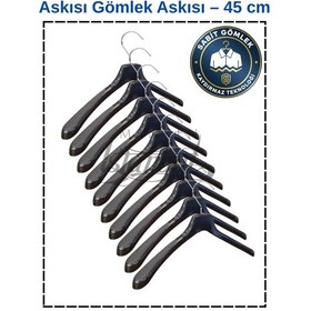 Resim Elbise Askısı Kaydırmaz Abs Plastik Ceket Gömlek Bluz Kıyafet Askılığı Gardırop İçin 20 Adet Diğer 