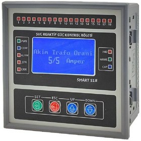 Resim Gruparge Smart S18 ,144x144mm 220vac/380vac 18-kademe Reaktif Kontrol 