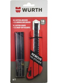 Resim Würth Falçata Seti 18 MM 1 Falçata-13 Bıçak 
