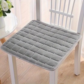 Resim 1 adet Mikrofiber Koltuk Yastığı, Kaymaz, Yıkabilir - Ev Dekoru Aksesuarı için Evrensel Uygunluk Oturma Yastığı - Yemek, Ofis, Oturma Odası Koltukları 