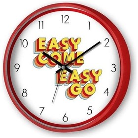 Resim Mia Saat Duvar Hype Easy Come 30 Cm Dvs136 Çok Renkli 