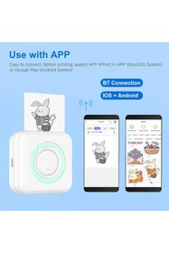 Resim Streak Mini Akıllı Yazıcı Cep Telefonu Bluetooth Taşınabilir Termal Fotoğraf Etiket 