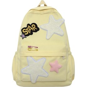 Resim Lemestar Kış 2023 Nylon Çanta Genç Kadınlar İçin Spor Okul Sırt Çantası 30x13x43cm Hafif Yeşil Pembe Siyah Sarı Seçenekli Çok Renkli 