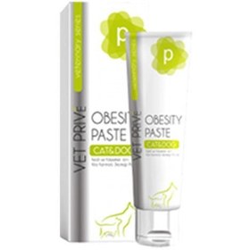 Resim Vet Prive Veterinary Obesity Paste Kedi ve Köpekler için Kilo Kontrolü Desteği Malt Macun 100 Gr 