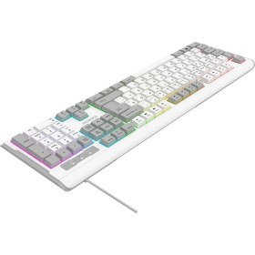 Resim Everest Kb-74 Membran Klavye Sessiz Klavye USB Rainbow Aydınlatmalı Q Oyuncu Klavyesi Gaming Klavye 