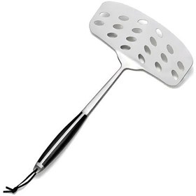 Resim Elite Balık Izgara Çevirme Spatulası - Paslanmaz Çelik Abs Saplı 43x24.5x3.4 Cm 