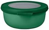 Resim Mepal - Multi Bowl Cirqula Round - Kapaklı Saklama Kabı - Buzdolabı için hava geçirmez saklama kutusu ve mikrodalga fırın kabı olarak uygundur - 350 ml - Canlı Yeşil 