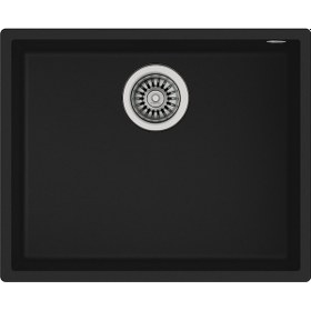 Resim Teka Square 50.40 Tg Tek Hazneli Tegranite+ Eviye - Siyah - 115230020 