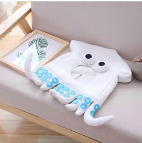 Resim Peluş Hayvan Şapkaları Yumuşak Karikatür Hayvan Cosplay Kostümü Ahtapot Şapkaları Maske Parti Şapkası Unisex Yetişkinler 