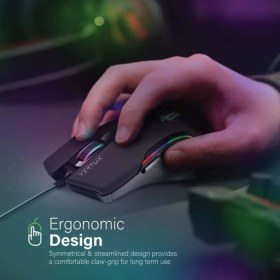 Resim Oyuncu Mouse Gamecharged™ Hafif Oyun Özel LED Işıklı 10.000 Dpı - Vertux Assaulter 