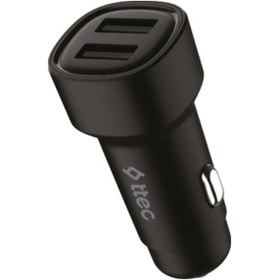 Resim Ttec Süper Hızlı 3.1amper 2x Usb Girişli Araç Şarj Cihazı, 12/24v Çakmaklık Girişli Akım Korumalı 
