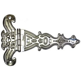 Resim Dekoratif, Sac Tek Kuyruklu Menteşe - 69x102 Mm, Büyük, Nikel, 100 Adet Çok Renkli 