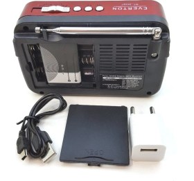 Resim Everton RT-310BT Bluetooth FM Radyo USB Ve TF Kart Destekli Şarjlı 13 cm Nostalji Müzik Kutusu 