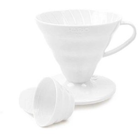 Resim Hario V60 02 Dripper Beyaz Plastik 