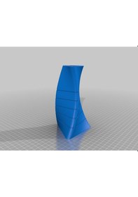 Resim Opencart Bir Üçgen Kesitli Vazo Sadece Plastik Aparattır 