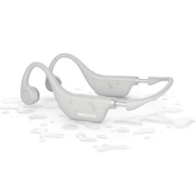 Resim Philips TAK4607GY/00 Açık Kulak Tasarımlı Kemik İletimli Kablosuz Kulak Üstü Çocuk Kulaklığı Gri 