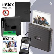 Resim Fujifilm Instax Wide Link Gri Akıllı Telefon Yazıcısı ve Hediye Seti 2 