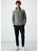 Resim Tommy Life Bruce Gri - Lacivert Dik Yaka Erkek Eşofman Takım - 85200 Gri - Lacivert 