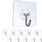Resim Askı Askılık 12 Adet Güçlü Şeffaf Duvar Askısı Askılığı Yapışkan N115259 