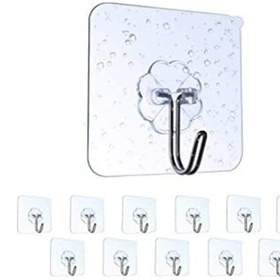 Resim Askı Askılık 12 Adet Güçlü Şeffaf Duvar Askısı Askılığı Yapışkan N115259 