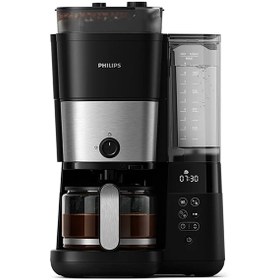 Resim Philips Hd7888/01 Brew Siyah Öğütücülü Filtre Kahve Makinesi 