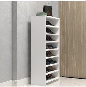 Resim Kenzlife Ayakkabılık Konevi Mat Beyaz Suntalam 125 060 30 Yirmidört Çift Ayakkabı Kapasitesi Arkalıksız Beyaz 