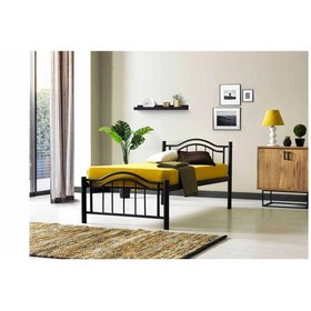 Resim mobilyabazari Beray Tek Kişilik Metal Ferforje Karyola (100*200) 