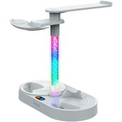 Resim Treasures Ipega Pg-p5v001 Rgb Işık Şarj Cihazı, Ps5 Vr Kulaklık Şarj Standı, Çift Denetleyici Şarj İstasyonu 