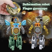 Resim 2 adet Robot Dönüşüm Oyuncakları - Dönen Fidget Spinner, Ödüller, Parti Hediyeleri, Doğum Günü Hediyeleri, Şükran Günü, Noel ve Diğer Tatil Hediyeleri için uygun. 