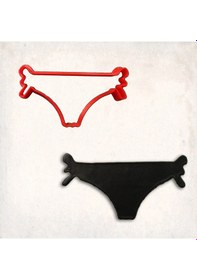 Resim Bikini Altı Kurabiye Kalıbı Şekillendirici Kopat KIrmızı 