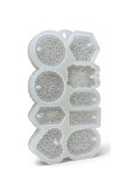 Resim Stonechem Mücevher Desenli Çoklu Epoksi Silikon Kalıp En:15cm ,boy:26cm 
