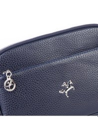 Resim Nas Bag Kadın Günlük Sade Şık Çok Gözlü Çapraz Çanta 23x14 Cm Lacivert Lopez Laci 