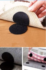 Resim Bellahomeart 10 Adet Halı Kilim Örtüsü Sabitleyici kaydırmaz Cırt Yıkanabilir Kendinden yapışkanlı 