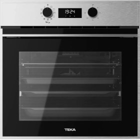 Resim Teka AIRFRY HSB 646 SS Ankastre Multifonksiyonel Dijital Ekranlı Turbo Fırın Siyah Cam/Inox 70 lt 111010024 