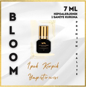 Resim Bloom Ipek Kirpik Yapıştırıcı 7 ml Siyah Hipoalerjenik ( 1 Saniye Kuruma Süresi) 