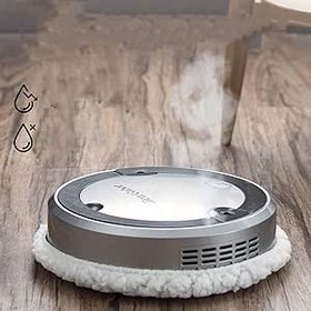 Resim Robot Elektrikli Süpürge, Daire Için Güvenli Otomatik Robot Vakumu (Gümüş grisi) 