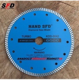 Resim Sfd 180Mm Mermer Kesici Granit Kesici Sert Kesici Elmas Testere 