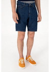 Resim U.s. Polo Assn. Erkek Koyu Mavi Şort Jean 50304382-dn0023 Dark Blue 