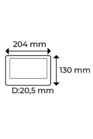 Resim Multitek Multibus Sistem MB74-B 7 Inç Daire Görüntülü Diafon Ekranı 9g 01 04 0001B 