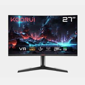 Resim Koorui 27E6CA 27" 1 ms Full HD Curved 180 Hz Oyuncu Monitörü Teşhir 