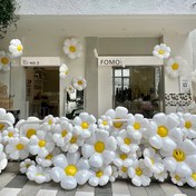 Resim 48 adet Güneş Çiçeği Daisy Folyo Balon - Büyük 17.32 ve 50.01 cm - Doğum Günü Düğün Yıldönümü Teşvik Sevgililer Günü Gelin Duşu Mezuniyet Bahar Yaz Bahçe Partisi Süslemeleri - İç Mekan Dış Mekan Parti Malzemeleri 