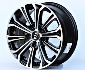 Resim R1 Wheels 15 inç 5*114.3 ET39 Parlak Siyah Jant Takımı (J-186) 