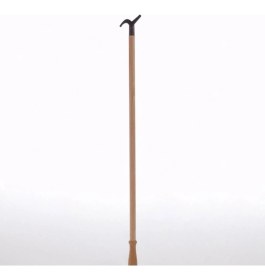 Resim Doğal Renk Ahşap Gardırop Çubuğu 