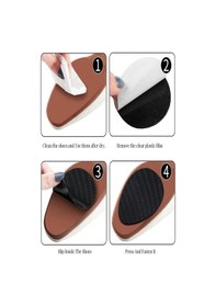 Resim 4'lü Topuklu Ayakkabı Altına Yapışan Kaydırmaz Kauçuk Ped Kendinden Yapışkanlı 